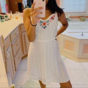 NWOT Hollister white dress